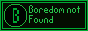 Button of Boredom Not Found